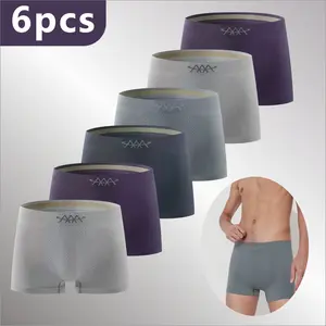 Men's Micro Modal Trunks 6-Pack- Butter-Soft Breathable Underwear with No-Roll Waistband
