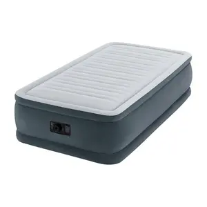 Elevated Air Bed Twin Pump included, Gray