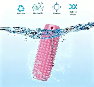 Little Ouchies Fidget Toys,Mini Pocket Fidget Toy for Adults and Kids,Pain Stim Fidget,3D Printed Venting Key Pendant,Spiky Grippie Stim Keychain for Anxiety Relief Positive