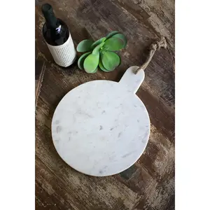Round Marble Cutting Board