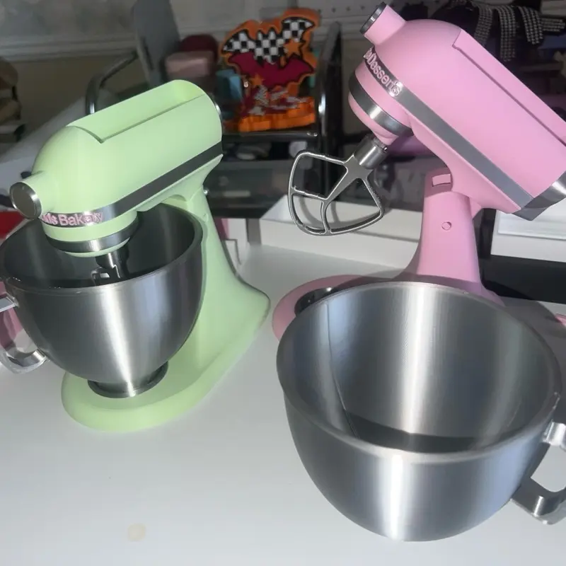 Kitchen mixer business card holder