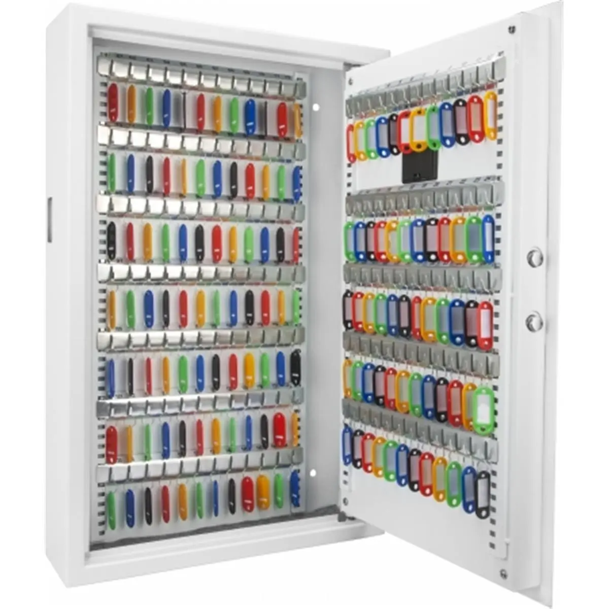 212 MAIN Barska AX12660 Steel Digital Wall Key Safe - 144-Keys Home Office Anti Theft Safe Box with Digital Lock, Wall Mount for Storage Organization