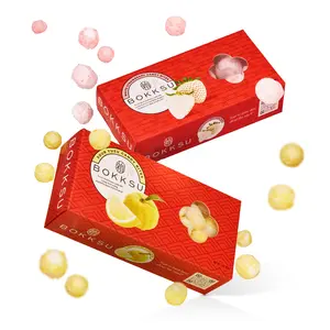 Japanese Candy Bites Duo - Freeze Dried Fruit Snacks (1-Pack White Strawberry + 1-Pack Sour Yuzu), Crunchy, Melt in Your Mouth, Bite-Sized, Japanese-Inspired Fruit Candy