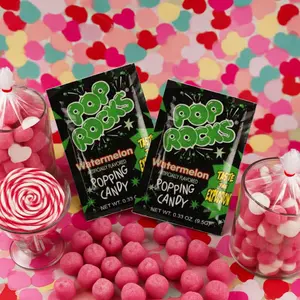 Pop Rocks Watermelon Fizzy Candy for Summer Fun - Juicy Watermelon Flavor with Fizzy Excitement - Perfect for Parties & Snacking