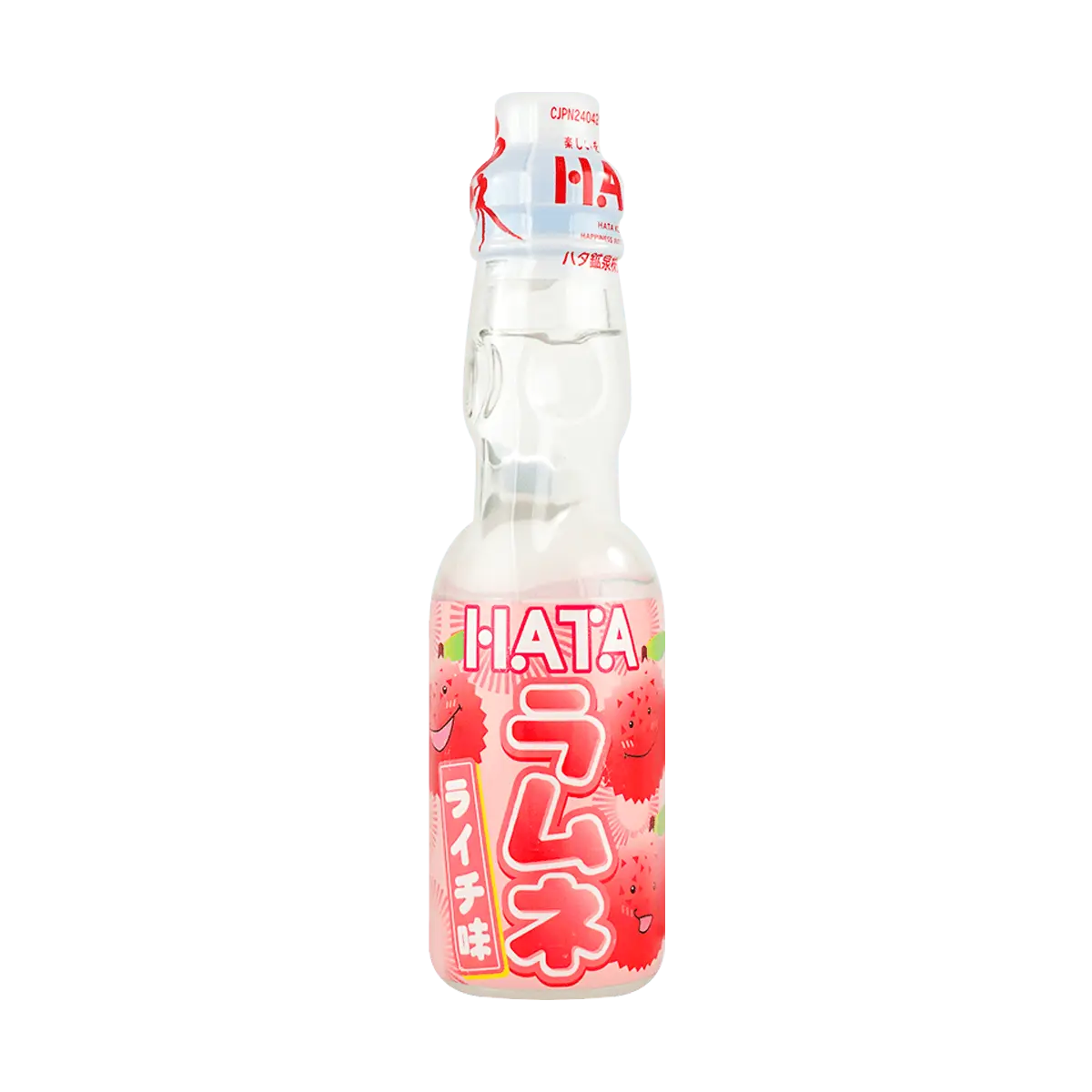 HATAKOSEN Lychee Flavor Ramune Soda - Japanese Bottled Carbonated Drink, 200ml HATAKOSEN Lychee Flavor Ramune Soda - Japanese Bottled Carbonated Drink, 200ml