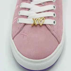 NoMatch Sneaker Charm Stainless Steel Gold Plated Waterproof Durable Personalized Shoe Accessory for Unique Look