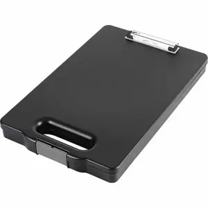 Business Source  Storage Clipboard for 200 Sheet, Black