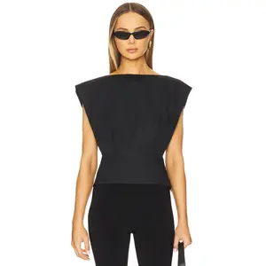 EAVES Lana Top in Black