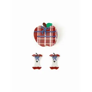 Cider 3 PCS APPLE HAIR CLAW & HAIR CLIP SET