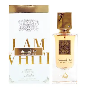 Lattafa Ana Abiyedh Poudree 2.0 Oz EDP Unisex Arabian Perfume Citrus Musk Amber