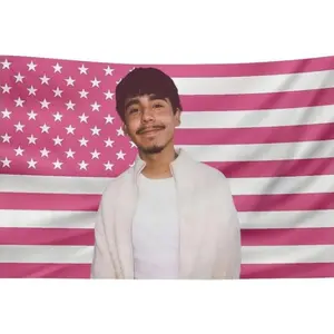 Tapestry Tapestry 3*5FT Ivan Star America Pink Cornejo Flag Wall Tapestry wall tapestry poster for college dorm cave bedroom living room office party decoration gift