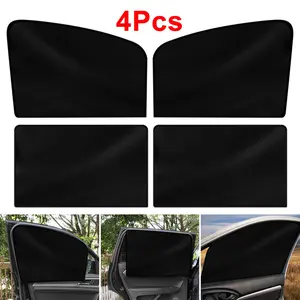Magnetic Car Side Window Sun Shades for Summer Travel, Foldable UV Protection Car Sunshade, Heat Insulation Easy Install Sun Visor for Road Trip Camping