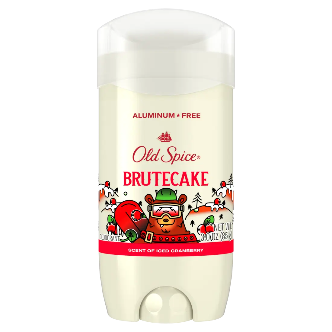 Old Spice Men's Deodorant, BruteCake, Aluminum Free, 3 oz