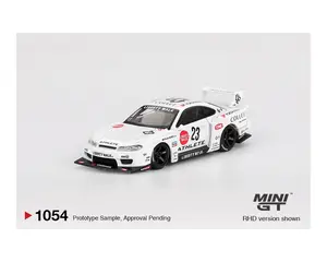Mini GT 1:64 Nissan LB-Super Silhouette S15 SILVIA ATHLETE – White