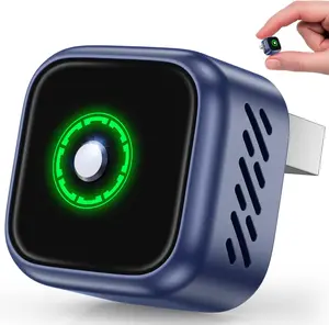 OMNIRA 2-in-1 Wireless CarPlay & Android Auto Adapter, 1-Click Switch for Apple iPhone/Android Devices, Wired-to-Wireless Converter, Plug-and-Play for USB/USB-C, Compatible with 1000+ Vehicles
