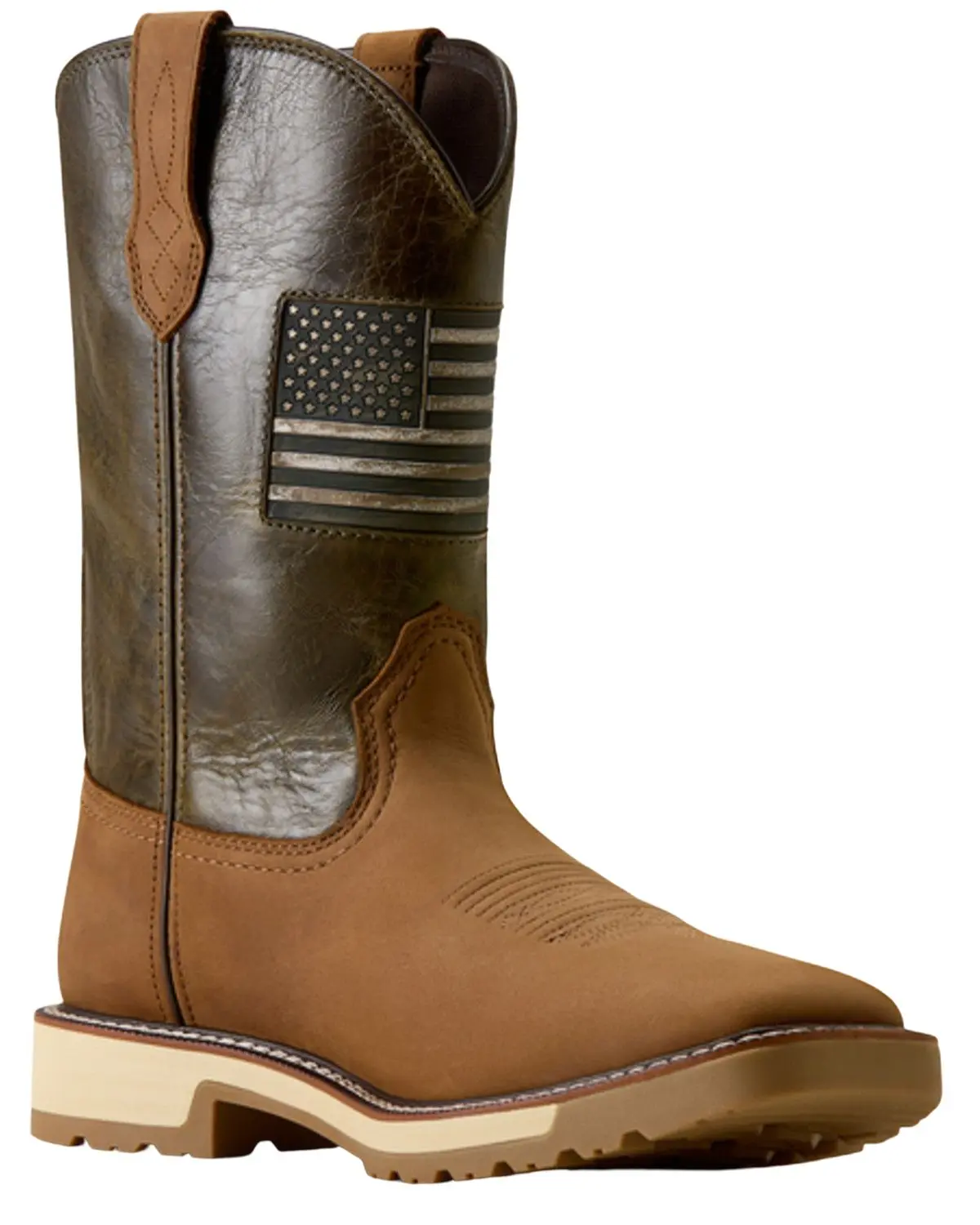 Ariat Men's Men'S Activator Patriot Pull-On Work Boot Soft Toe - 10079675