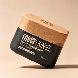FORGE SKIN Wrinkle Defense & Natural Anti-Aging Beef Tallow Moisturizer for Men - FaceBalm Skincare Cream for Dry Rough SkinMa aa t at tFirmness Wrinkle Repair & Glow HoneyJojoba Hydrating Smooth Skin NourishingMoisture
