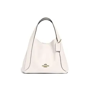 COACH Hadley 21 Convertible Shoulder Bag in White Coated Canvas and Leather for Women