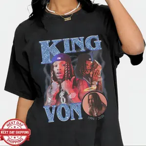 Klng Von Bootleg Shirt, Rip Klng von Sweatshirt, Rap Music Shirt