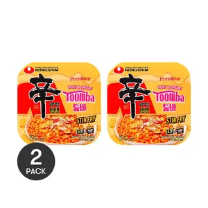 NONGSHIM SHIN Ramyeon Toomba Spicy Cheese Cream Noodles - 2 Pack | 106g Each | Trending Flavor | Chef Edward Lee's Favorite
