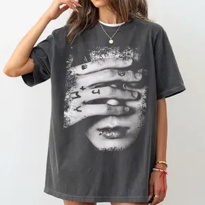 Retro 90's Jungkook T-Shirt, Jungkook Covering Eyes Kpop Fan Bootleg Tee T-Shirt, Gift For Women and Man, Jungkook Shirt