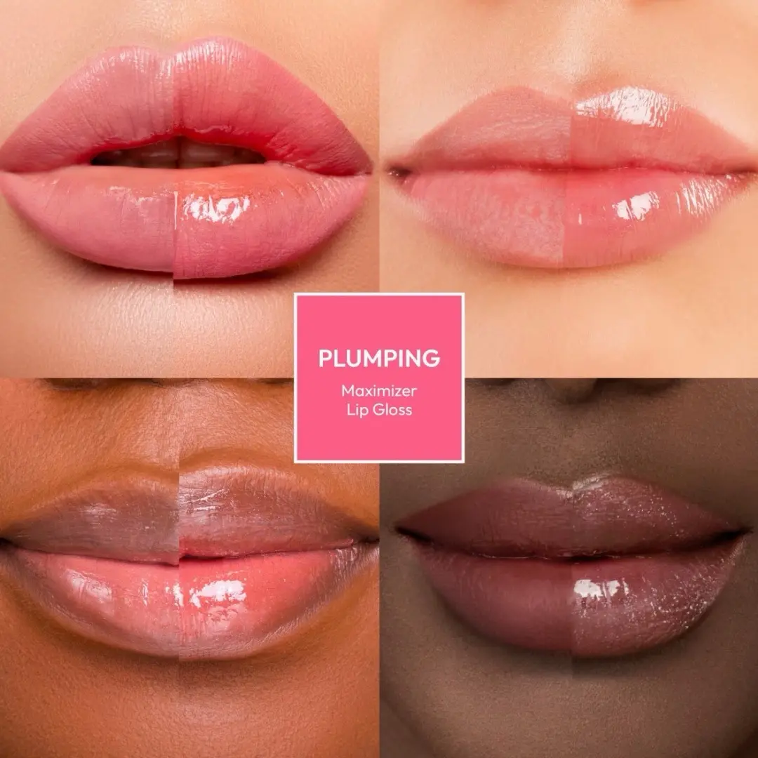 Plumping Lip Gloss – Hydrating, Voluminous, High-Shine, Cruelty-Free Lip Plumper, Smoothing, Instinct Lip Maximizer, 4 Colors, 0.15 FL oz. (CLEAR)