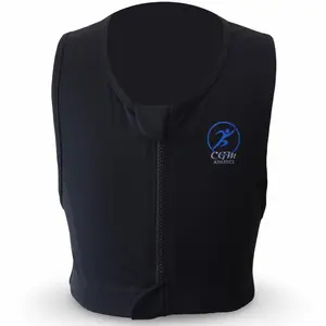CGM Athletics Youth Unisex Sports Vest with Secure Phone Pocket & Zipper for CGM Monitoring