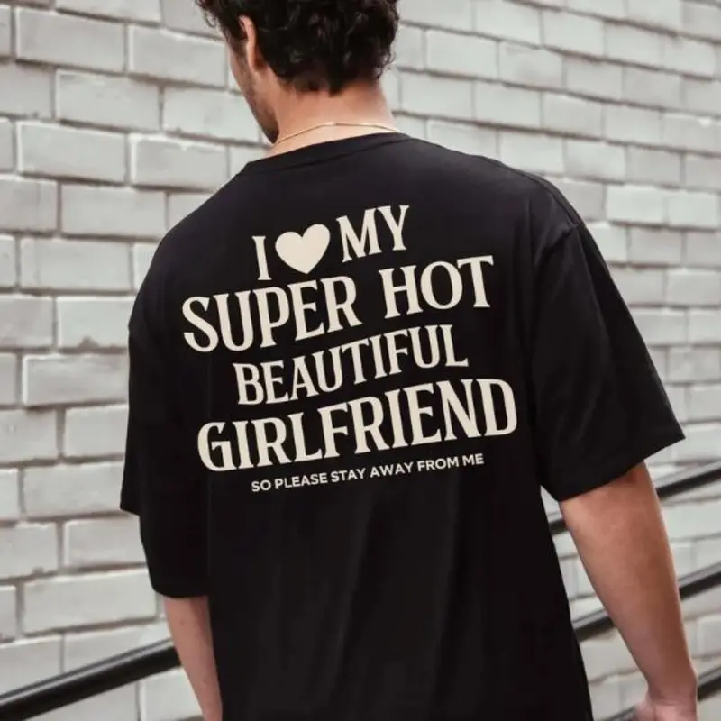 I Love My Girlfriend Shirt, Funny Boyfriend Gift, I Heart My Girlfriend Shirts, Valentine Shirt Gift, Hot Girlfriend TShirt,sohochic