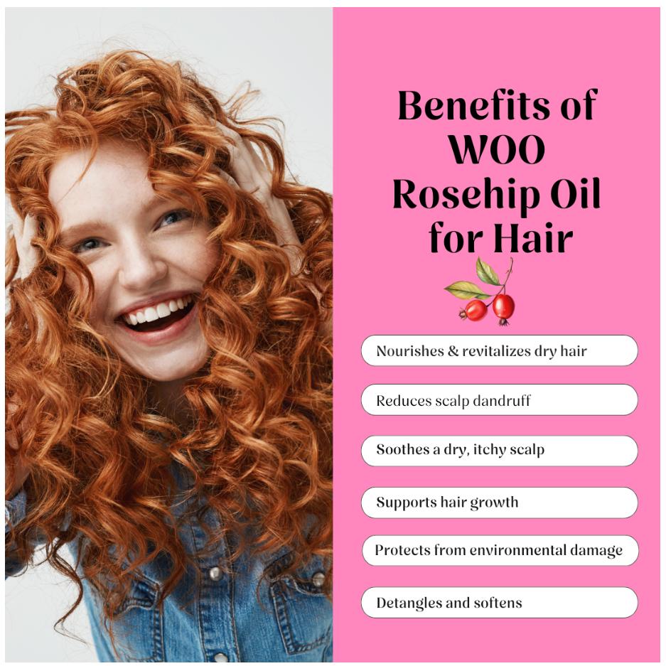 WOO World of Oils Glow-To-Go Set – 100% Organic Cold-Pressed Beauty Oils for Skin, Hair & Nails | Hydrating, Brightening, Non-Greasy | Travel-Size Multi-Use Kit