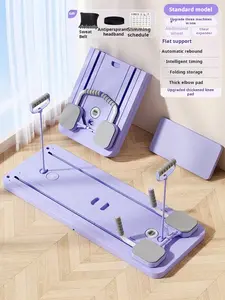 Multifunctional Abdominal Board, 2024 NEW Abdominal Board, Abdominal Board Exercise, Full Body Workout Machine, Ab Roller with Elbow Support, With Resistance Bands and Knee Mat