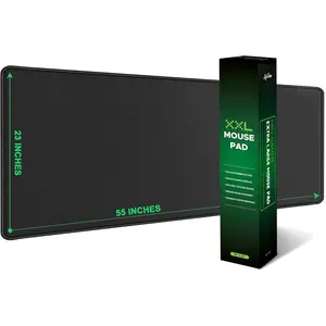 55" x 23" XXL  Pad Gaming 5mm Thick Extended Keyboard Mat Full Desk Cover Pad XXL Mat Giant  Gaming  Pad XXXL Mousepad Black Large Desk Mats Deskpad
