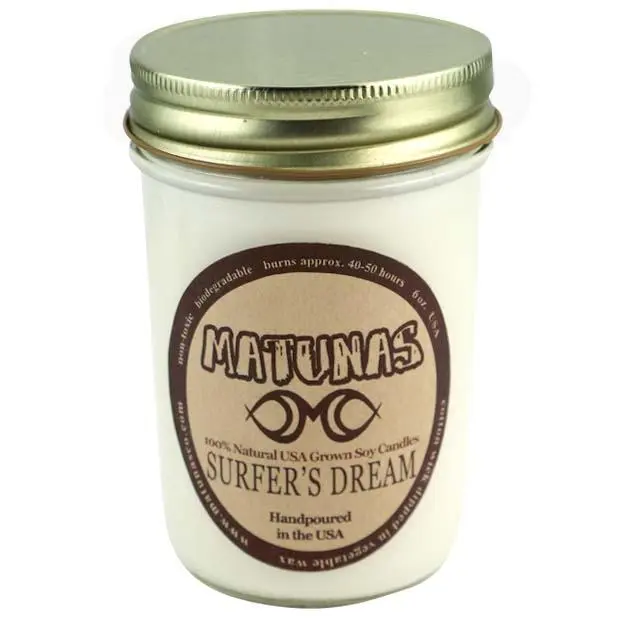 Surf Candle - All Natural Mason Jar Candle