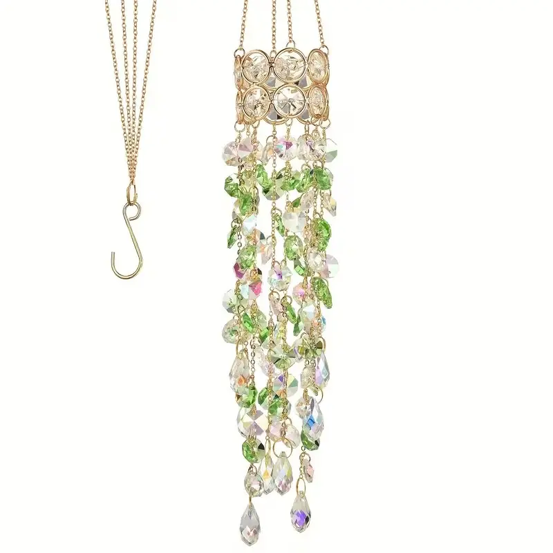 Hanging Window Garden Crystal Sun Catcher, Sun Catcher for Indoor and Outdoor Decoration, Decorative Element, Light Catcher, Party Ready, Party Crystals, Outdoor Patio