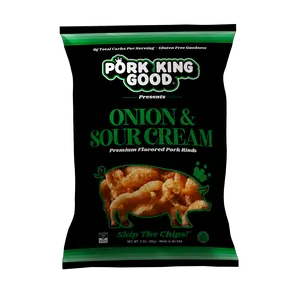 Pork King Good Onion & Sour Cream Pork Rinds - 3 oz