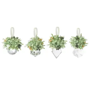 Mini Winter Sage Mistletoe Orn 4A
