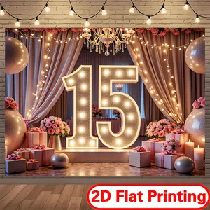 2D Flat Printing Polyester Backdrop Banner for Craft Fairs & Handmade Market Stalls