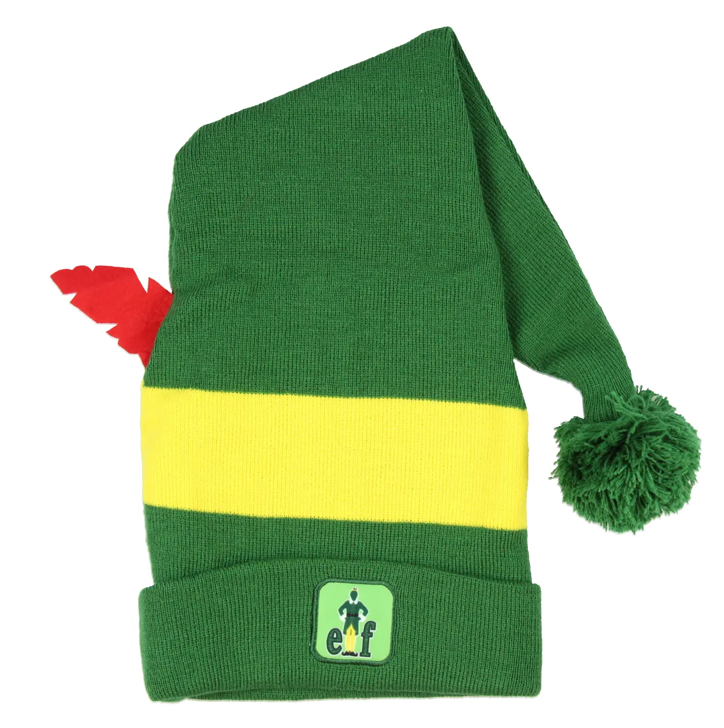 Elf The Movie Adult Buddy The Elf Character Costume Long Pom Beanie