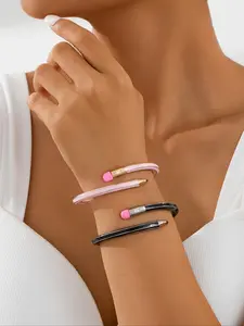 Sweet Artistic Pencil Bracelet, Stackable Bracelets, Multiple Colors, Perfect for Women, Celebrate Holidays, Party Wear, Gift for Friends and Teachers
