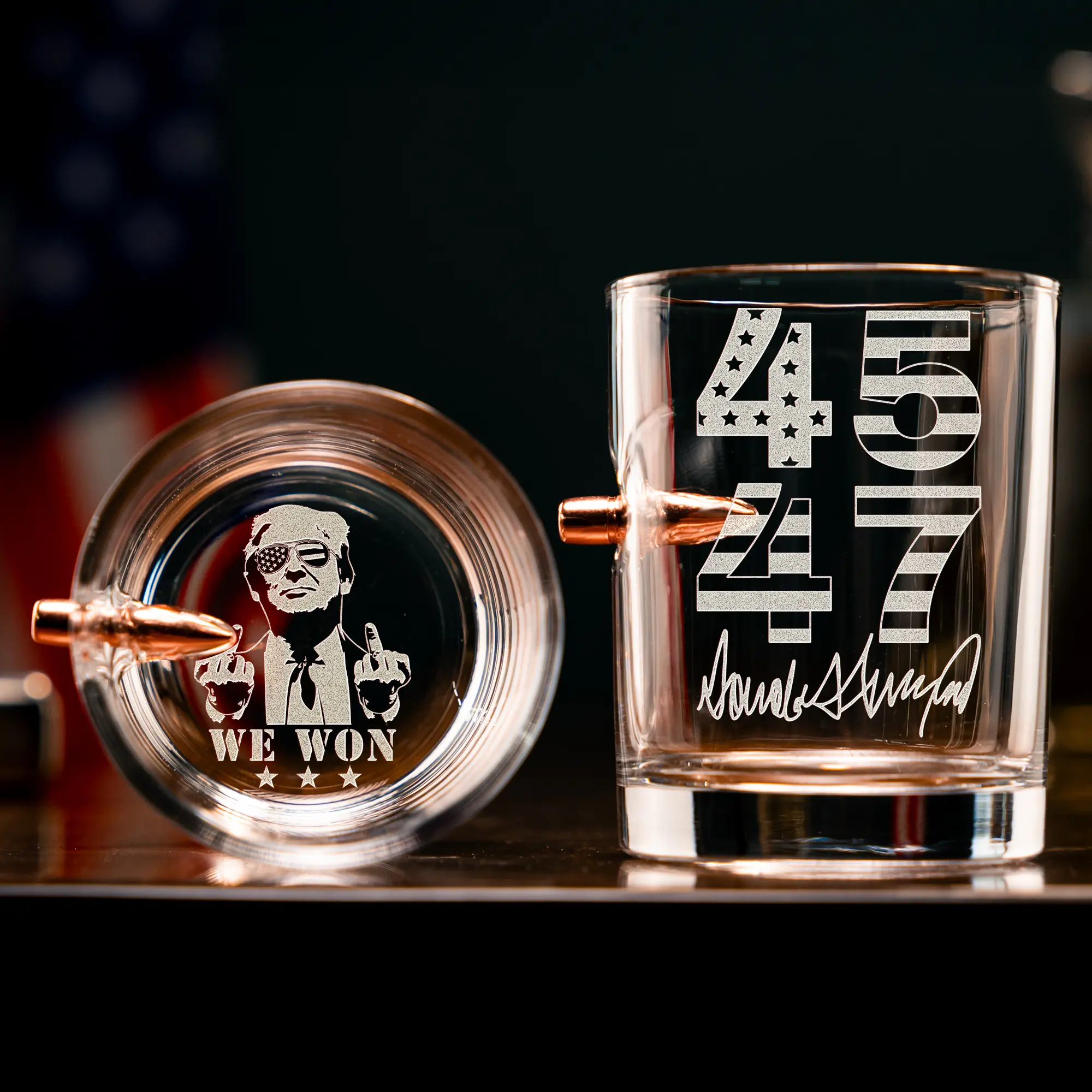 Whiskey Bullet glass
