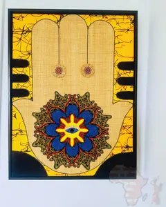 Rooted and Unshaken Mixed Media Textile Art