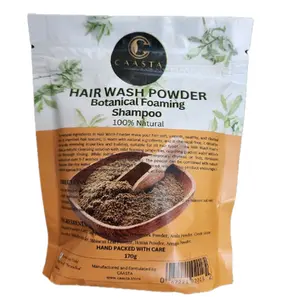 Botanical Foaming Shampoo Hair Wash Powder for Gentle Cleansing