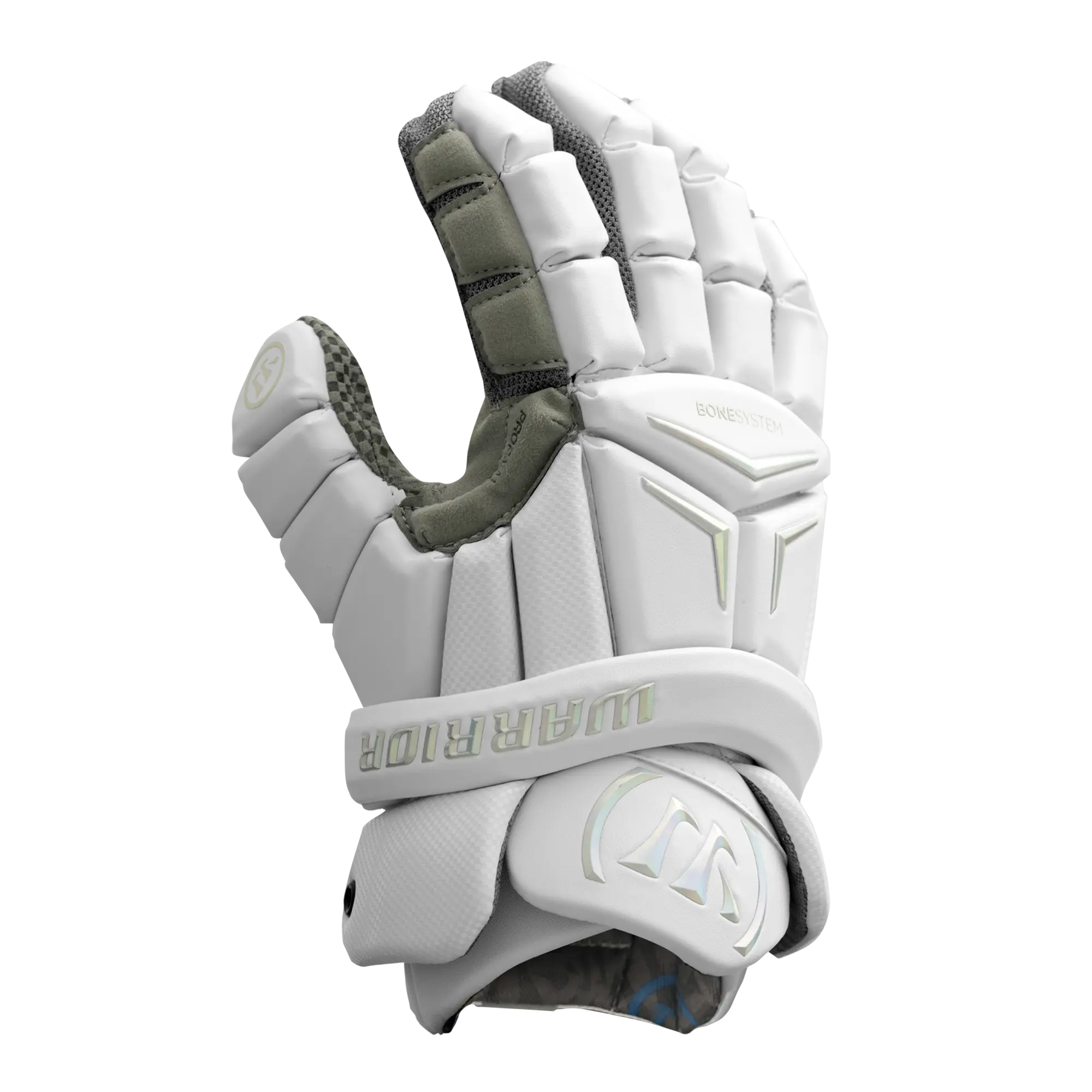 Warrior Franchise Lacrosse Gloves, Featuring Impact Zones, Pro Palm, Tri-Cuff Flare, Authentic Pro Palm for Sports & Outdoor Use, Flared, Bone System, Closed Floating Cuff, Adults