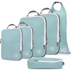 TRIPPED Travel Gear Compression Packing Cubes for Travel - Luggage and Backpack Organizer Packaging Cubes for Clothes