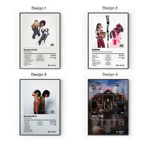 [Sale Up To 40%] [Unframe] Rae Sremmurd Album Posters, Southern Hip Hop Wall Art, Party Rap Music Aesthetic Decor, Modern Album Cover Artwork, Gift for Fans