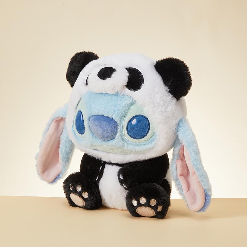 Disney Stitch Plush Doll,Panda Stitch Plush Toy,10.6" Cute Stuffed Toys Wearing Panda Suit Comfortable In Hand Lovely Plush Toy Gift For Fans Kids,Cute Stitch Cross Dressing,Home Decor,Birthday Gift,Holiday Gift(1pc)