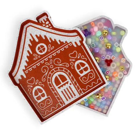 Cookie House Picky Pad and Tray- Satisfy Your Urge to Pick, Pop and Peel Stress-Free! Squishy Maker Sensory Fidget Keychain