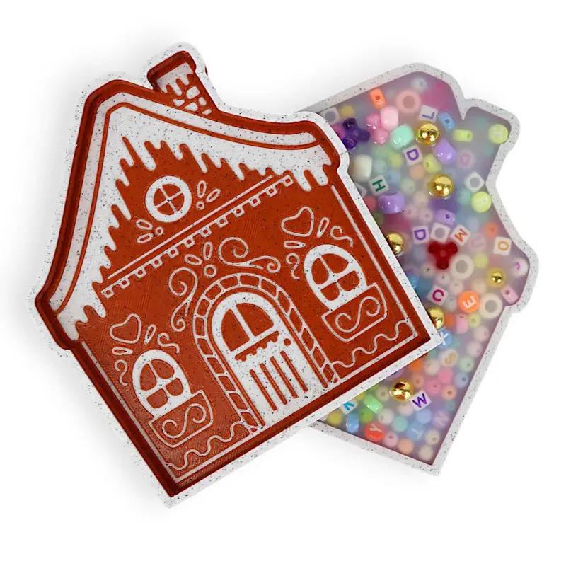 Cookie House Picky Pad and Tray- Satisfy Your Urge to Pick, Pop and Peel Stress-Free! Squishy Maker Sensory Fidget Keychain