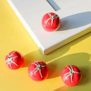 Handmade Tomato Cabinet Knobs and Hangers