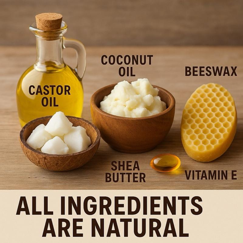 Caramel Lip Balm - Moisturizing Lip Balm with Caramel Flavor for Hydrated Lips