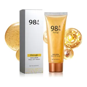 Hoygi Golden Peel Off Mask, Cleanse Blackhead Impurities Fade Wrinkles Tight Skin Smear Type Mask Skincare Comfort